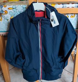 giubbino leggero nuovo con cappuccio tg 10 anni