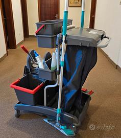 carrello per pulizie 