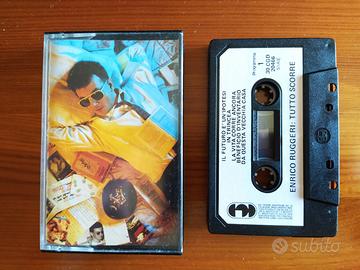 Musicassetta Enrico Ruggeri - Tutto scorre