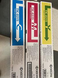 3 Toner KYOCERA TK8315 NUOVI IMBALLATI