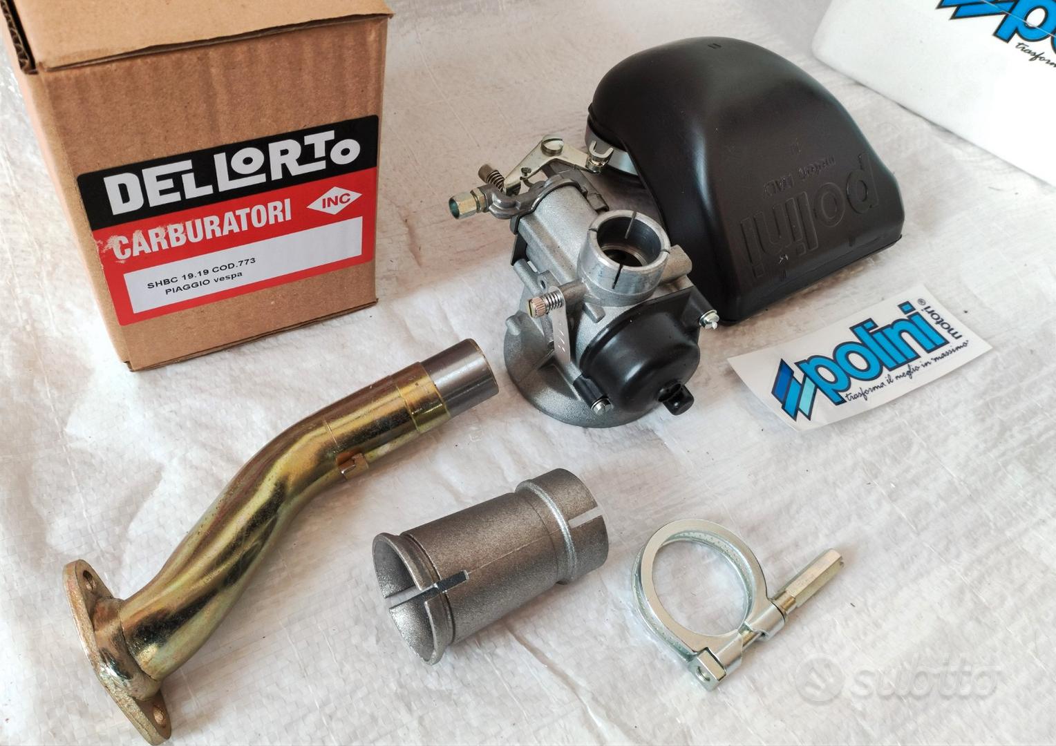 SCATOLA CASSETTA FILTRO ARIA CARBURATORE 19/19 VESPA 125 Cc PRIMAVERA - Foto 7