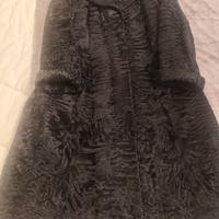 pelliccia vintage donna originale nera