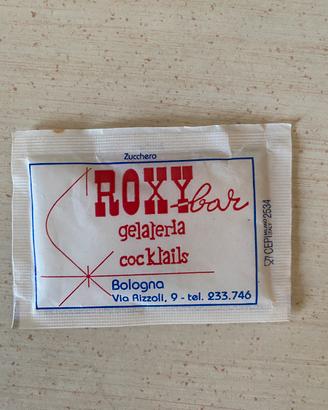 Bustina Zucchero Roxy Bar Bologna
