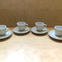 Tazzine e piattini caffè Mokito bar (4 pezzi)