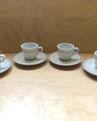 Tazzine e piattini caffè Mokito bar (4 pezzi)