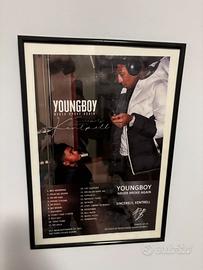 Poster incorniciato YoungBoy NBA - Sincerely