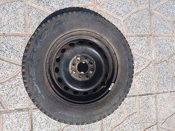 Ruota Gomma completa Citroen Fiat Ford Mitsubischi