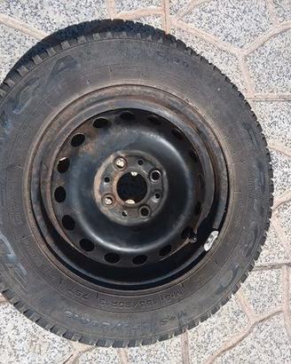 Ruota Gomma completa Citroen Fiat Ford Mitsubischi