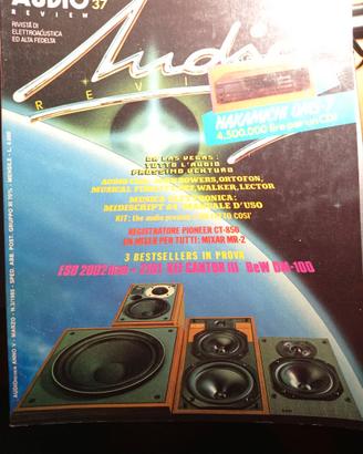 rivista AUDIO REVIEW n° 37 del 1985