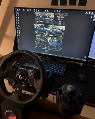 Volante Simulatore di guida logitech g923