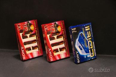 3 audio cassette Sony 90 70 74 nuove