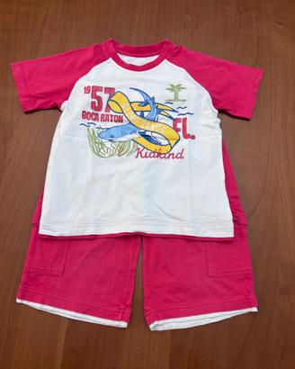 Completi estivi bambino taglia 5-6 anni di cotone