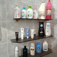 mensole in vetro color fumé 