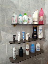 mensole in vetro color fumé 