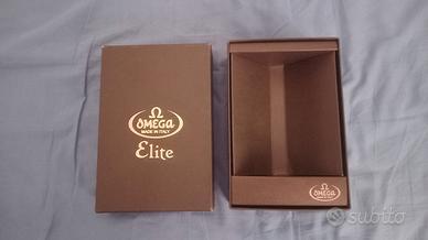 Scatola originale pennello barba Omega Elite