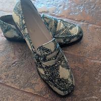 maliparmi completo scarpe borsa pelle stampa piton