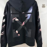 Felpa Off-White Nera Arte