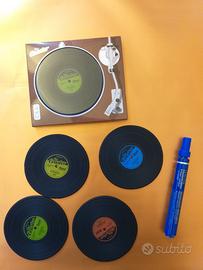 Set 4 sottobicchieri