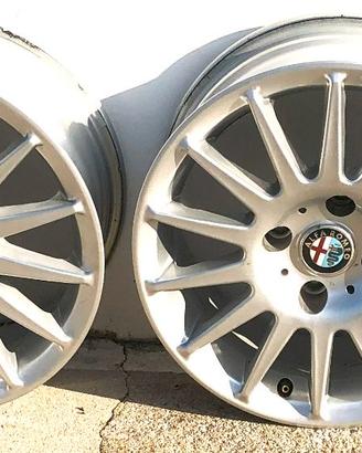 4 CERCHI IN LEGA  X  ALFA ROMEO - MARCA ALESSIO -