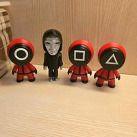 Personaggi Squid Game stampati in 3D