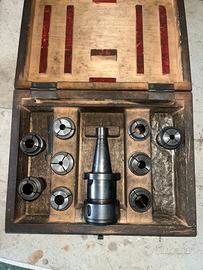 Kit pinze e porta pinze iso40 Tornio - fresatrice 