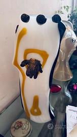 Vaso in vetro lattimo  Danilo Zanella Murano