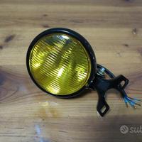 Faro supplementare singolo per moto custom