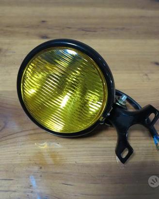 Faro supplementare singolo per moto custom