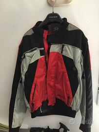 Giacca da moto Spike con paragomiti rigidi