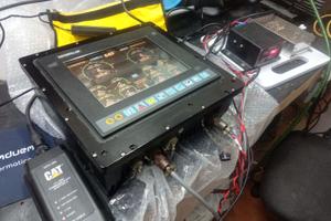 Display touch screen Engine Vision Cgt Marine Powe