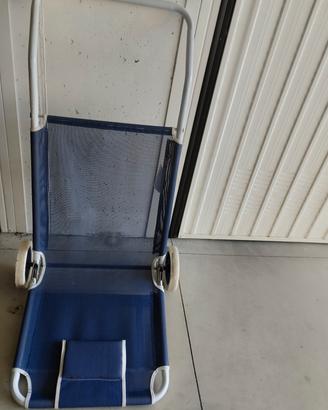 Carrello porta oggetti da spiaggia 