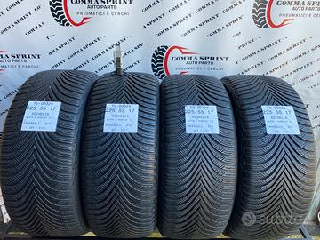 4 PNEUMATICI 225/55 R17 MICHELIN INVERNALI RFT 85%