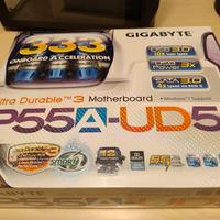 LGA 1156 Gigabyte P55A UD5 USB 3 + core i7