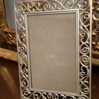 cornice porta foto in metallo 