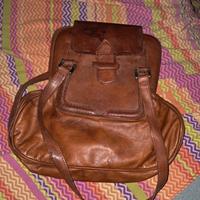 borsa zainetto vintage in pelle