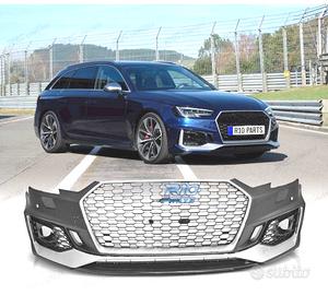 PARAURTI ANTERIORE AUDI A4 B9 15-19 RS4 PDC ARGENT