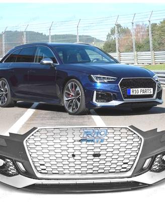 PARAURTI ANTERIORE AUDI A4 B9 15-19 RS4 PDC ARGENT