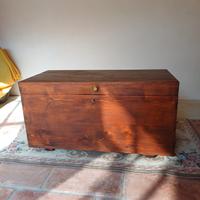 baule antico in abete 1930/1940