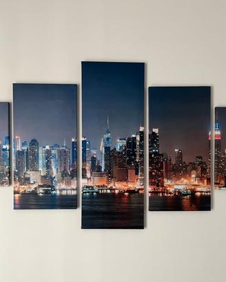 Quadro scomposto Manhattan New York