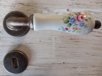 Maniglie (COPPIA di due mezze) porte interne Porce