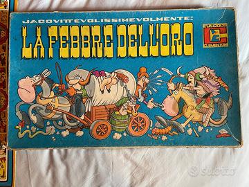 LA FEBBRE DELL'ORO gioco da tavolo Jacovitti