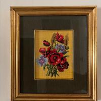 Quadro con preziosa cornice oro