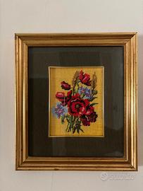 Quadro con preziosa cornice oro