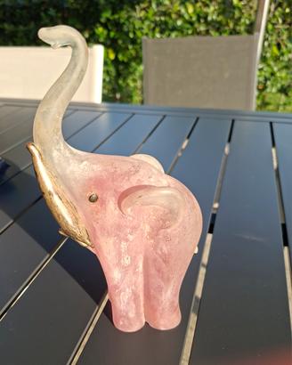 Scultura Elefante  Murano Vintage 