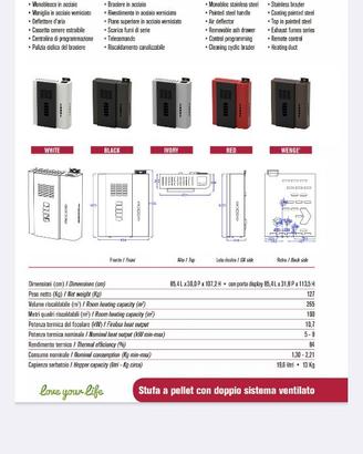 Stufa pellet ad aria