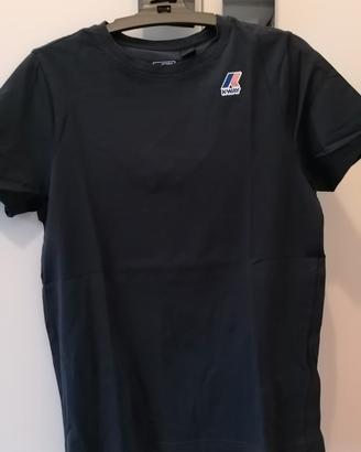 T-shirt K Way XS nera