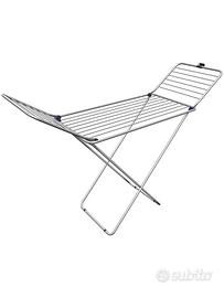 Stendino panni orizzontale in metallo