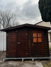 Casetta porta oggetti da giardino