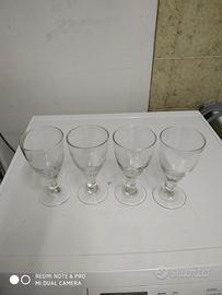 4 Calici NUOVI x VINO ROSSO-(Madei in Germany)