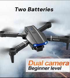 Drone Facegle con doppia telecamera e 2 batterie.
